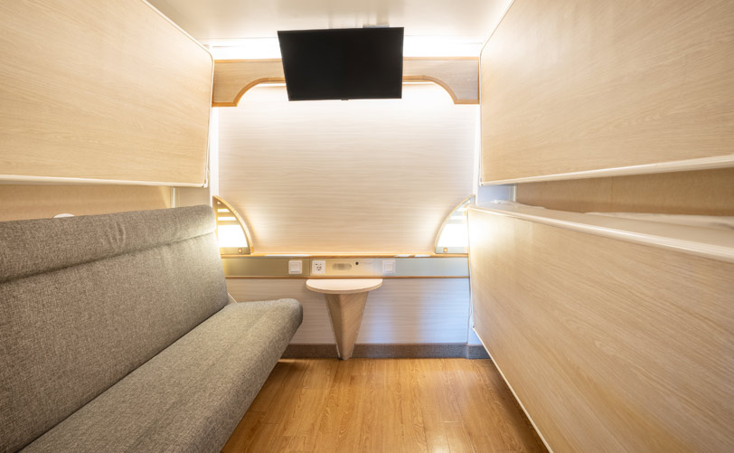 Inside standard Cabin